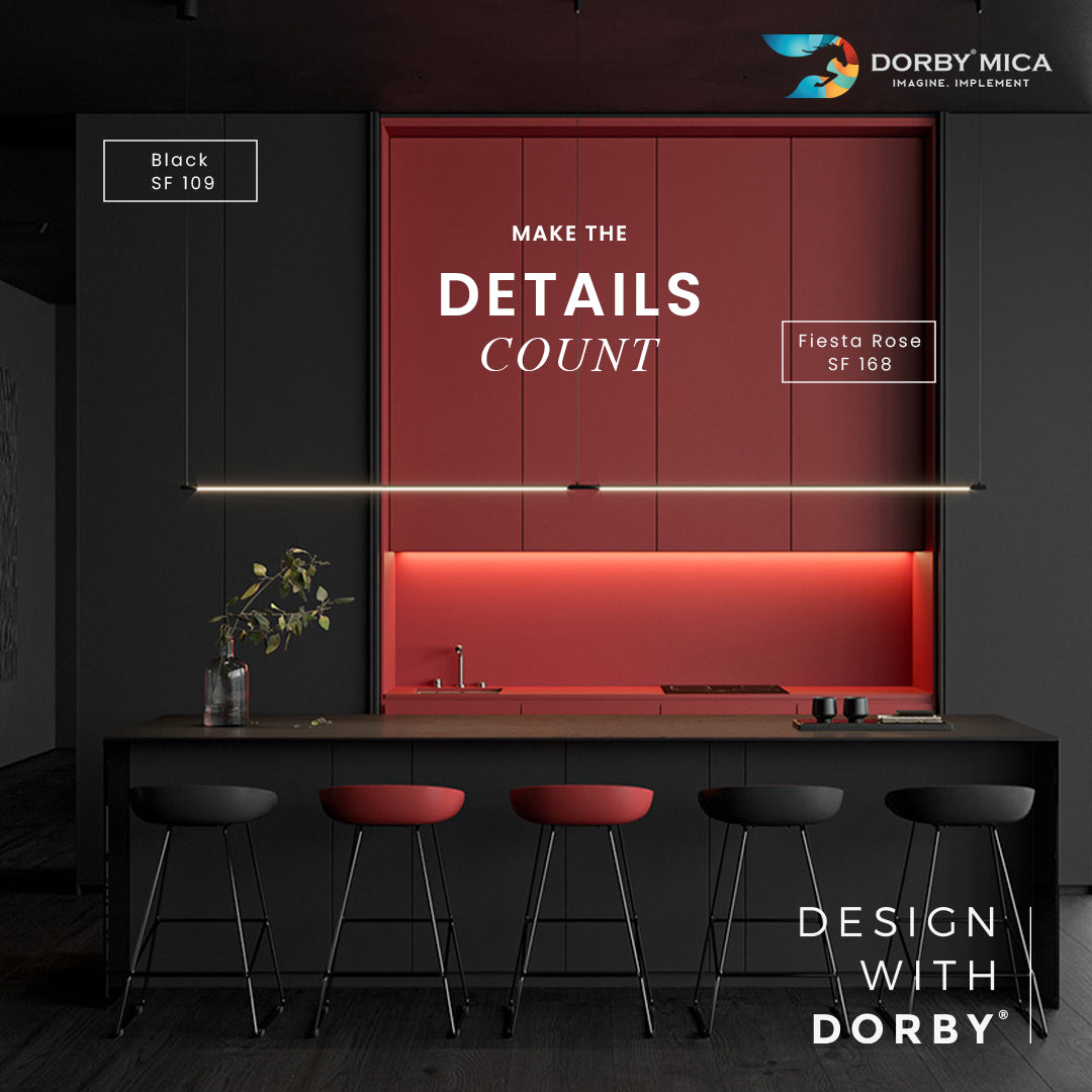 Fiesta Rose - SF 168 Red Plain Colors Suede Laminate - Dorby mica