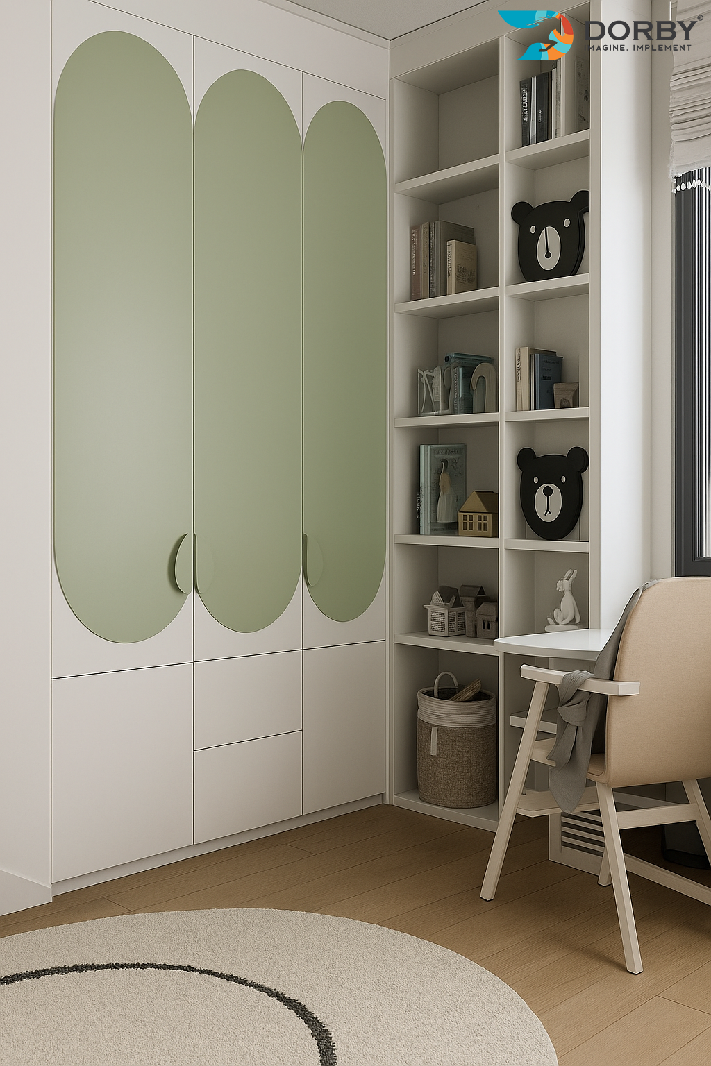 Clary Jade - SF 180 Green Plain Colors Suede Laminate - Dorby mica