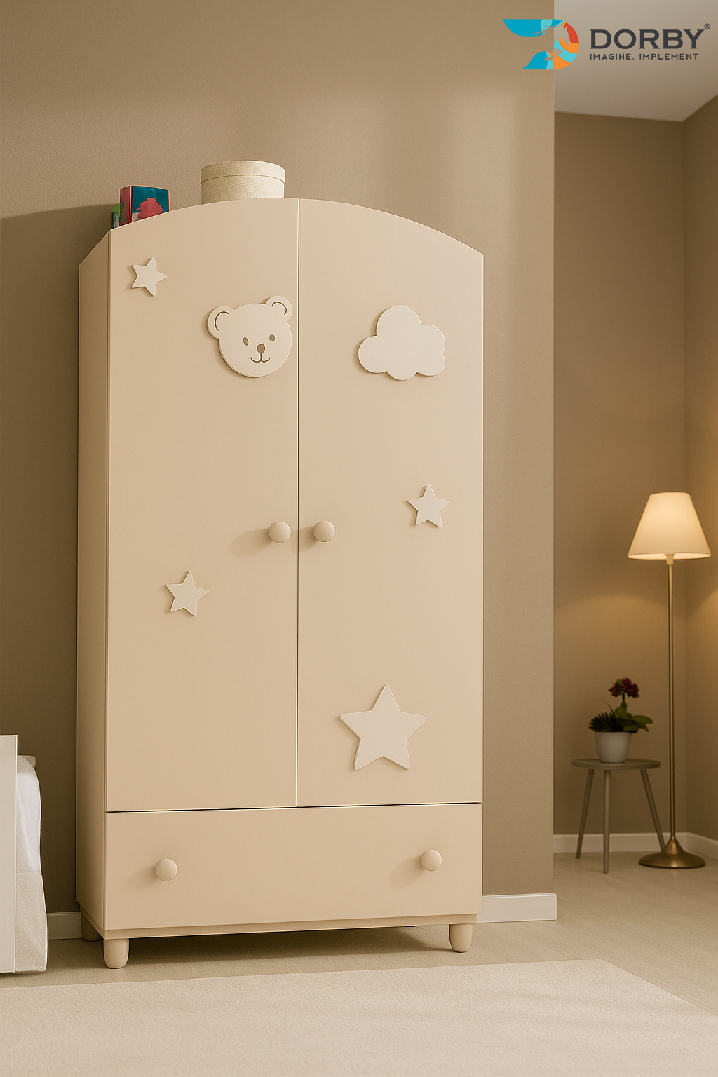 Neutral Beige - SF 187 Beige Plain Colors Suede Laminate - Dorby mica