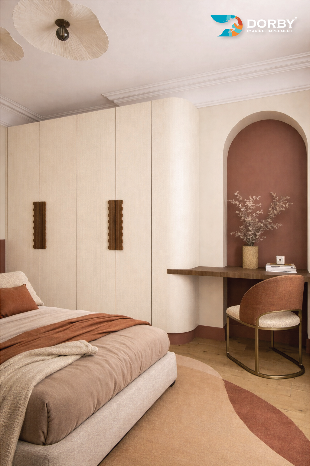 Osaka Ivory - SF 196 Ivory Plain Colors Suede Laminate - Dorby mica