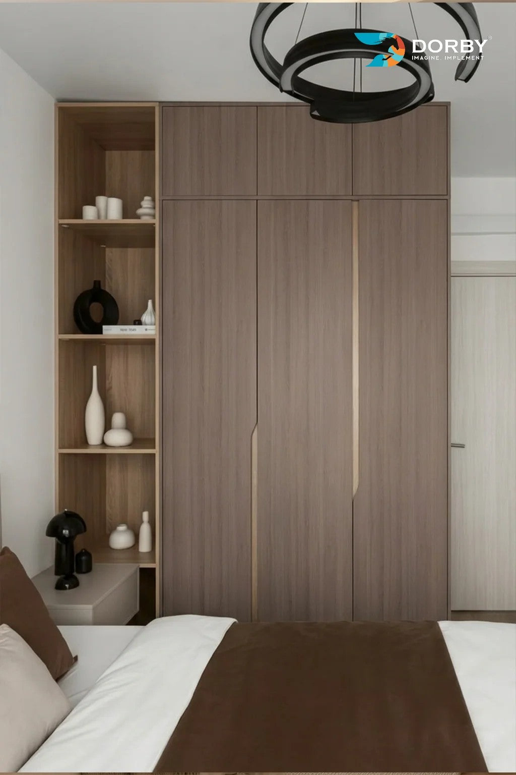 Nitro Oak Brown Wood Suede Laminate
