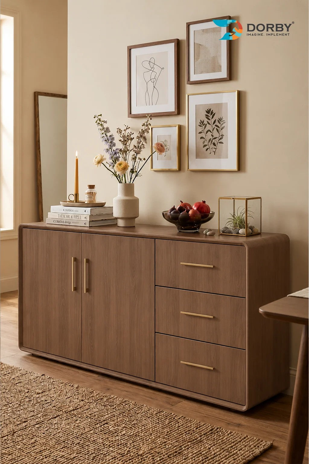 Graphite Ash Brown Wood Suede Laminate