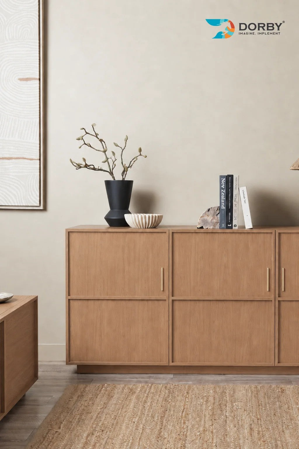 Smoke Oak Brown Wood Suede Laminate
