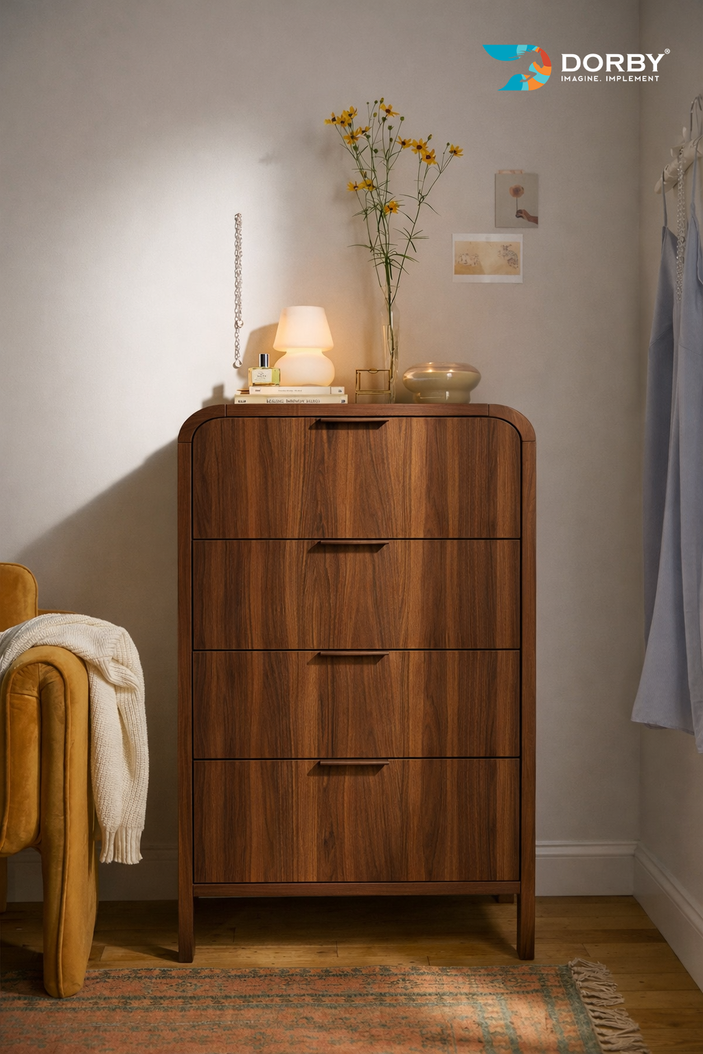 Opepe Brown - SF 8064 Brown Wood Suede Laminate - Dorby mica