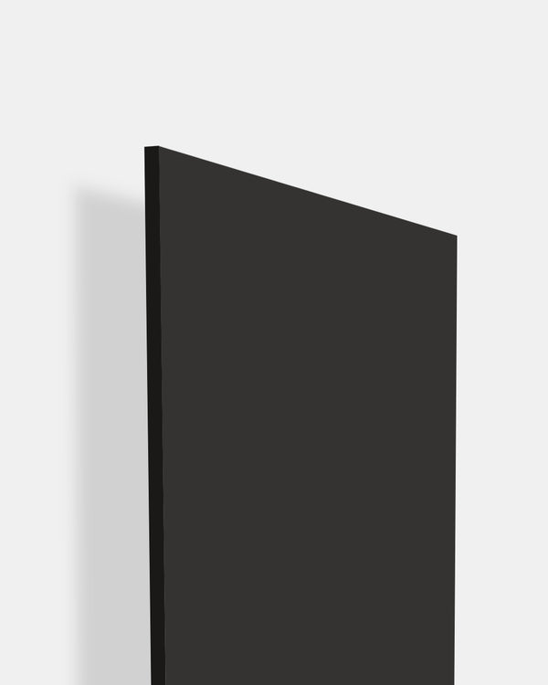 Dark Grey  - SF 8107 Black Plain Colors Suede Laminate - Dorby mica