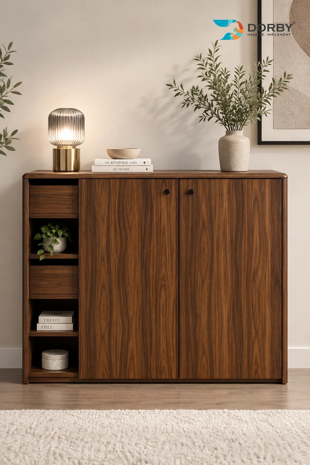 Royal Walnut Brown Wood Suede Laminate