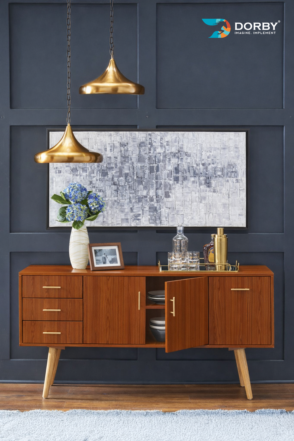 Nayna Teak - SF 879 Brown Wood Suede Laminate - Dorby mica