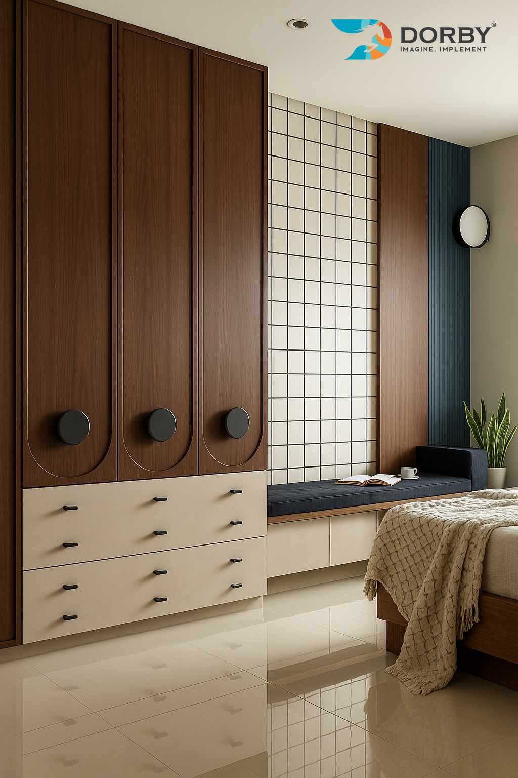 Siam Teak - SF 9043 Brown Wood Suede Laminate - Dorby mica