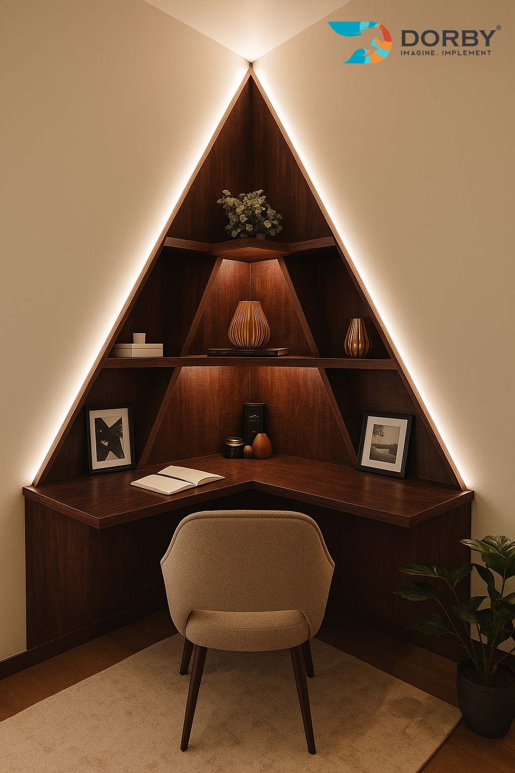 Oak Flakes - SF 9078 Brown Wood Suede Laminate - Dorby mica