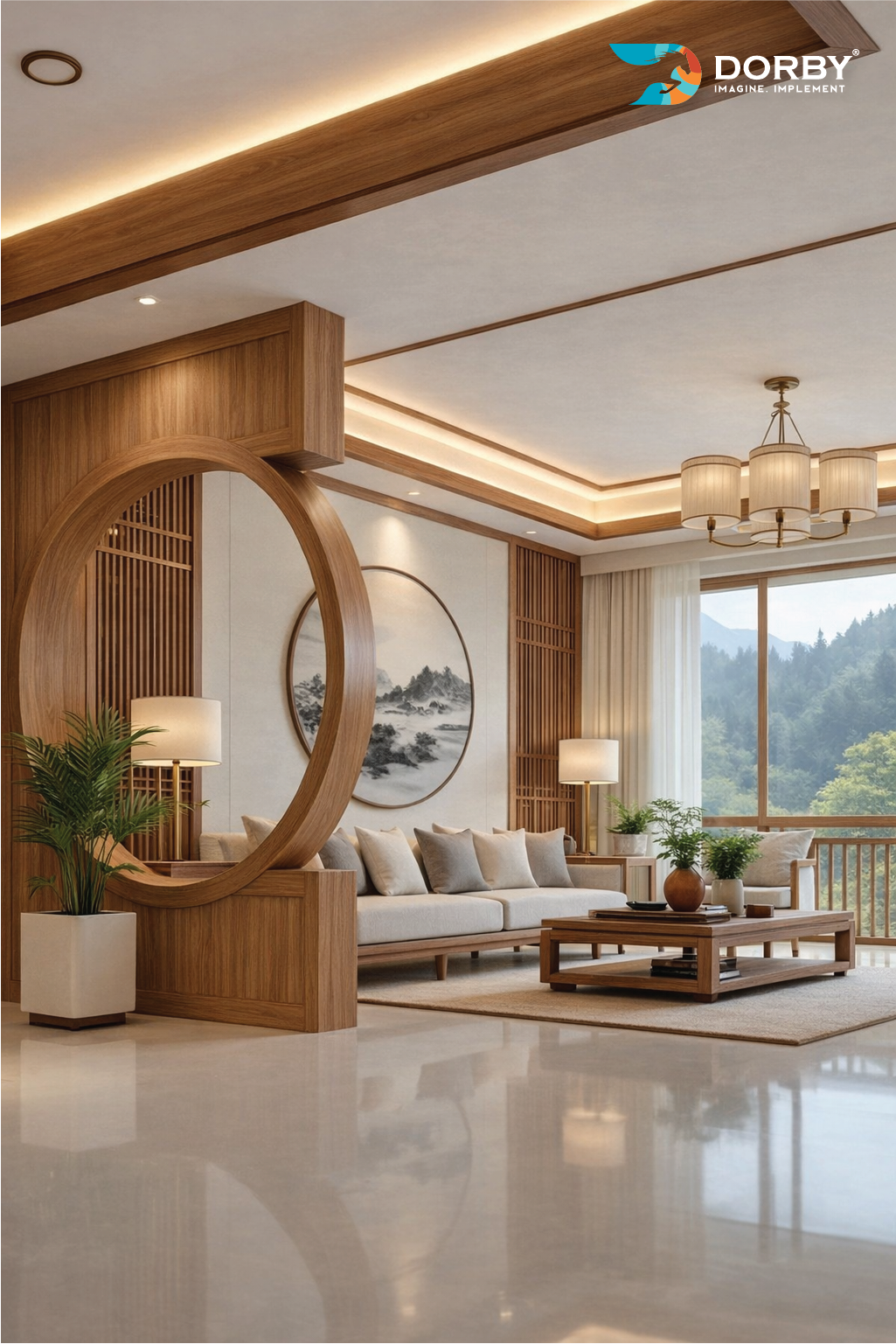 Classic Walnut  - SF 9094 Brown Wood Suede Laminate - Dorby mica