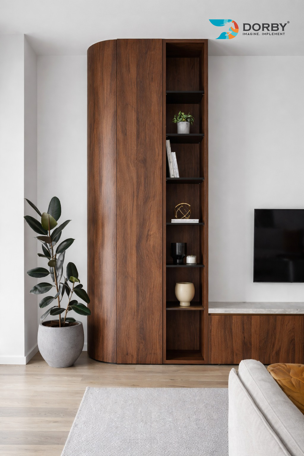 Brazilian Walnut - SF 91198 Brown Wood Suede Laminate - Dorby mica