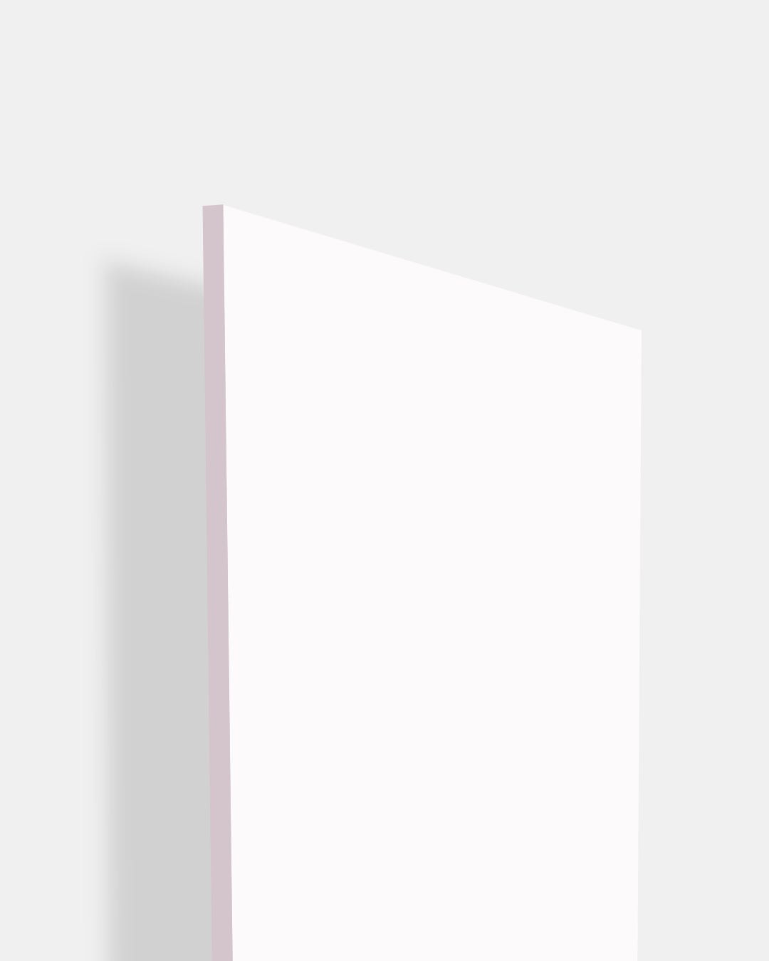 White - SM 8102 White Plain Colors Super Matte Laminate - Dorby mica