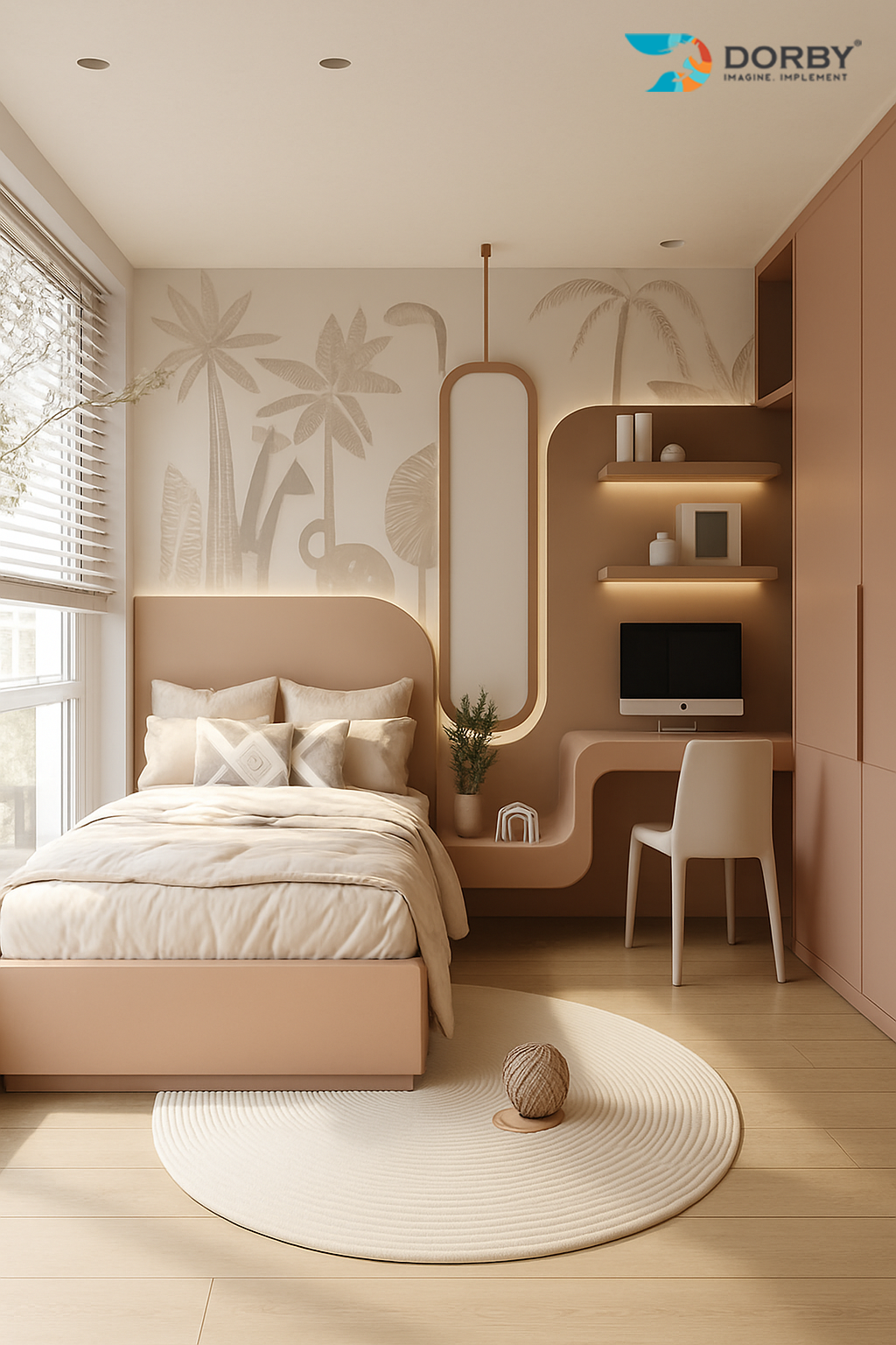 Stylish Beige - SM 9136 Beige Plain Colors Super Matte Laminate - Dorby mica