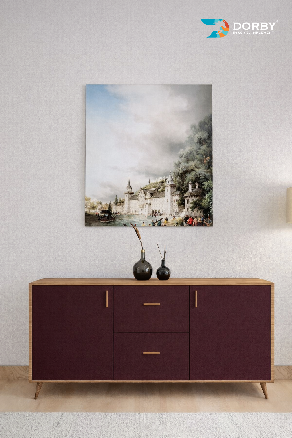 Wine - TW 8160 HG Brown Designer High Gloss Laminate - Dorby mica