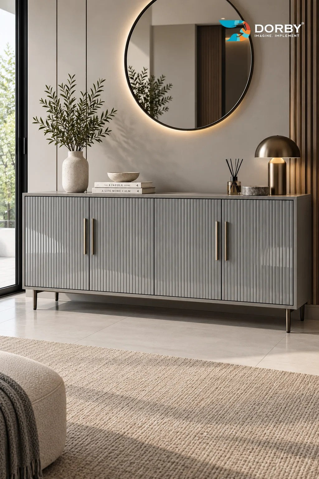 Pastoral Brown Plain Colors High Gloss Laminate
