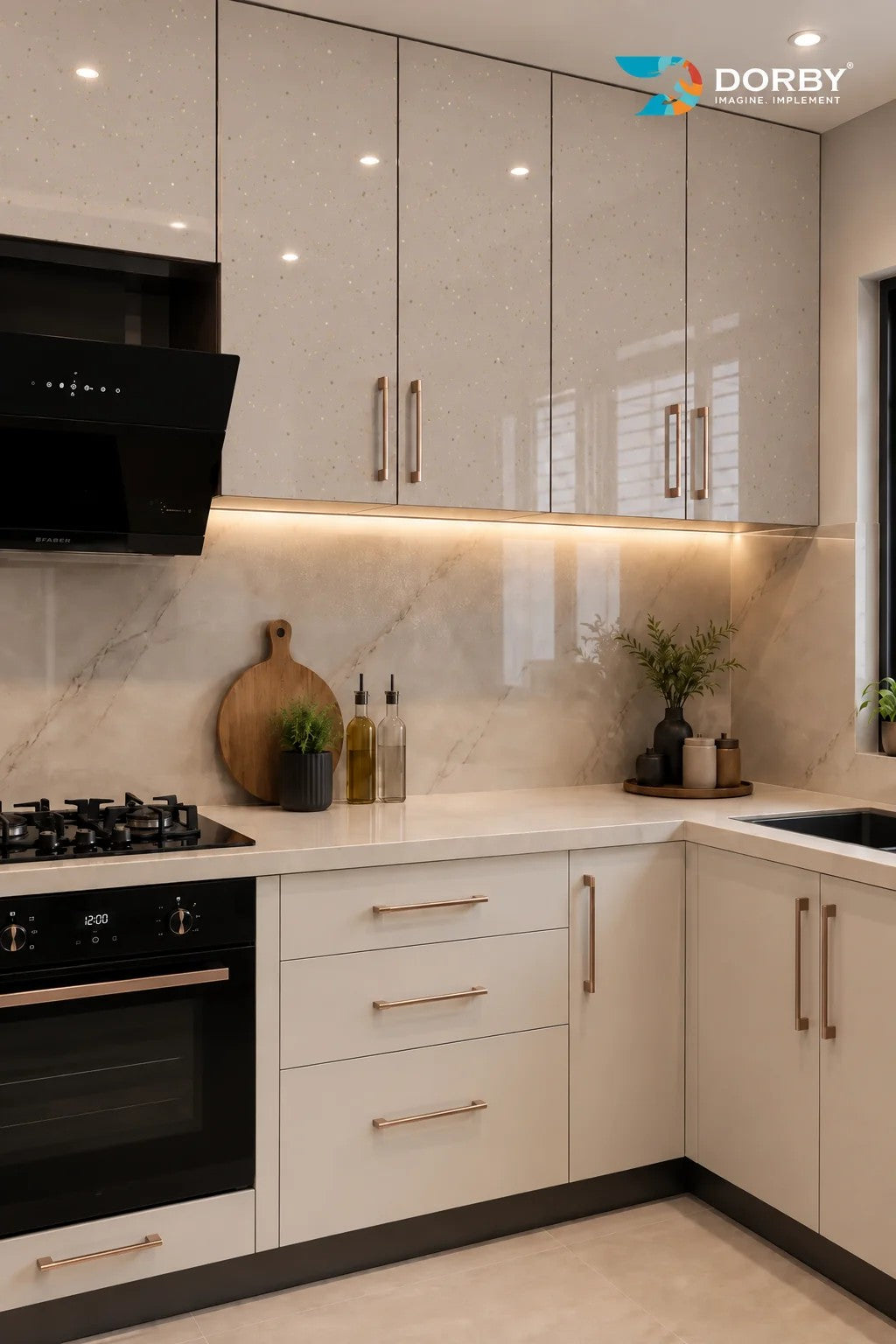Pastoral Brown Plain Colors High Gloss Laminate