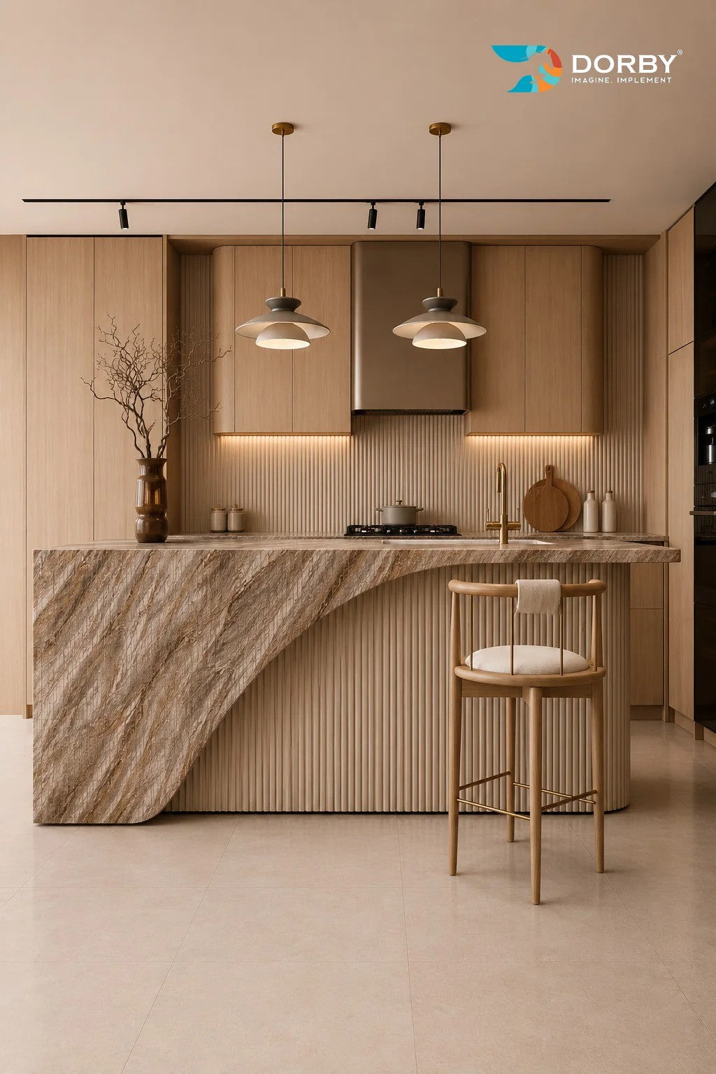 Savana Flow Brown Wood Matte Laminate