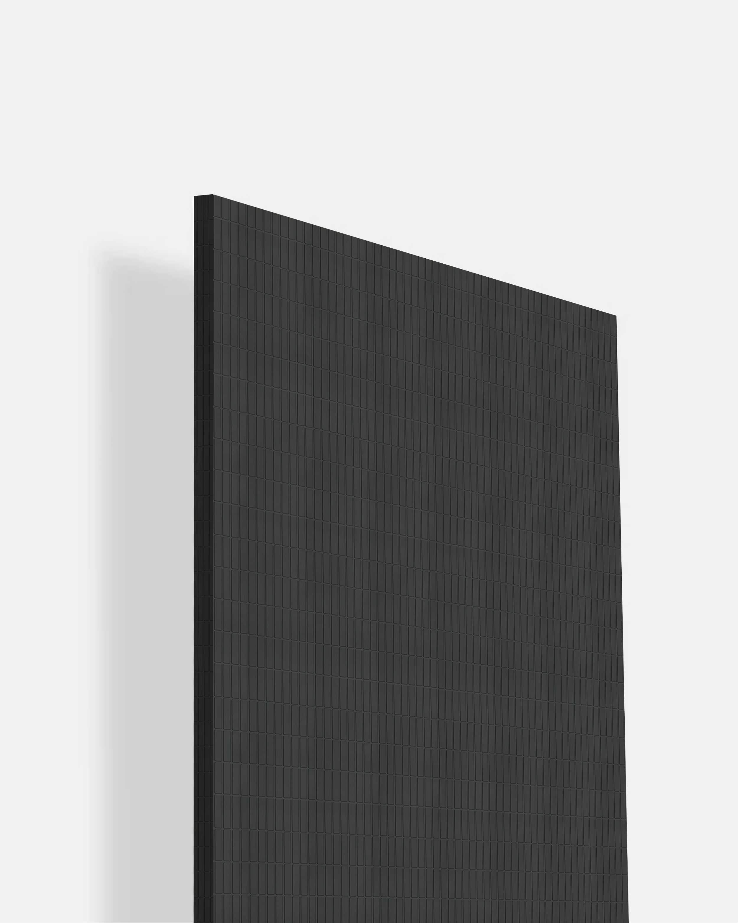 Mint Green - UM 9183 Black Fluted Matte Laminate - Dorby mica