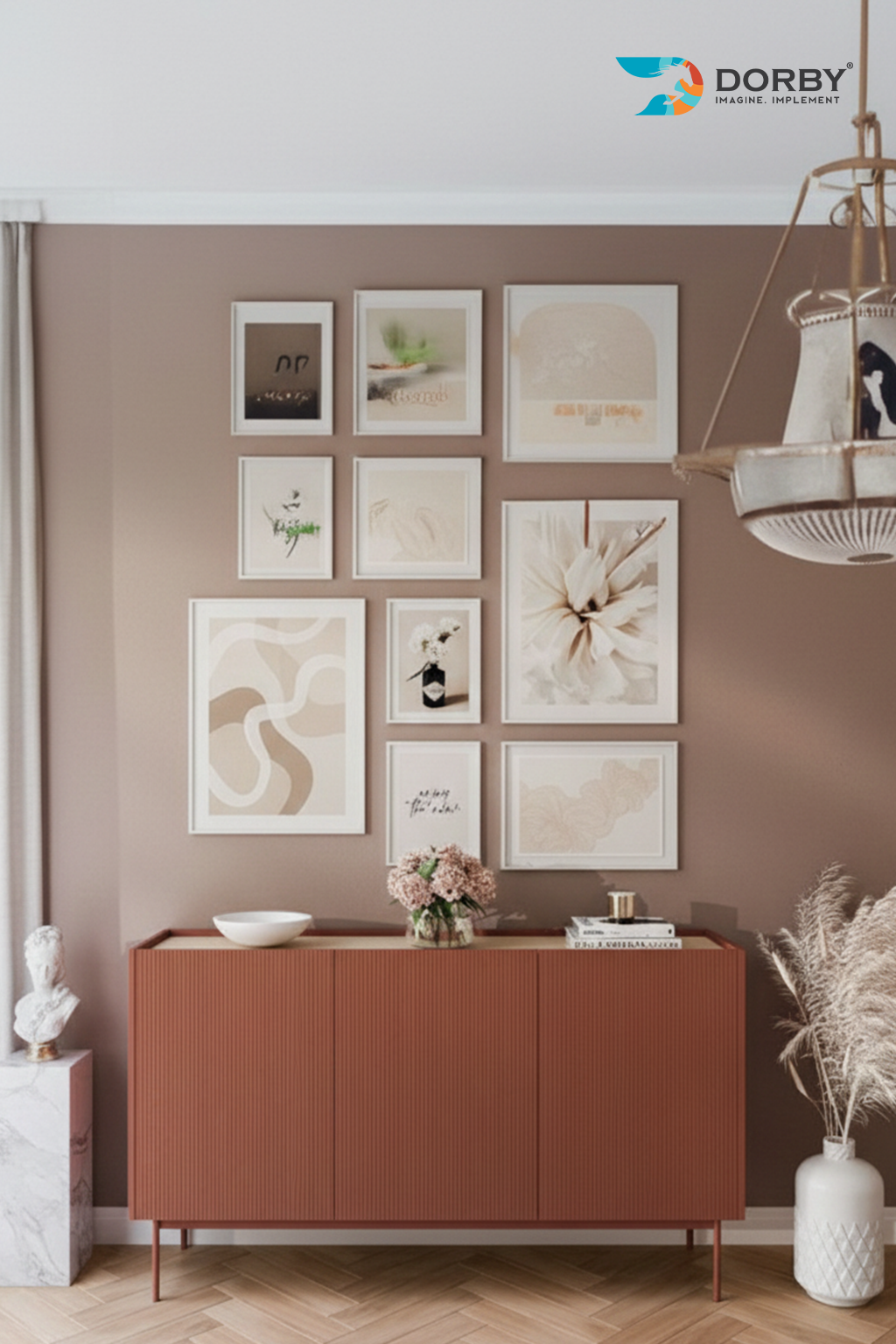 Urban Matrix Bronze - UM B3 Brown Metallic Texture Laminate - Dorby mica