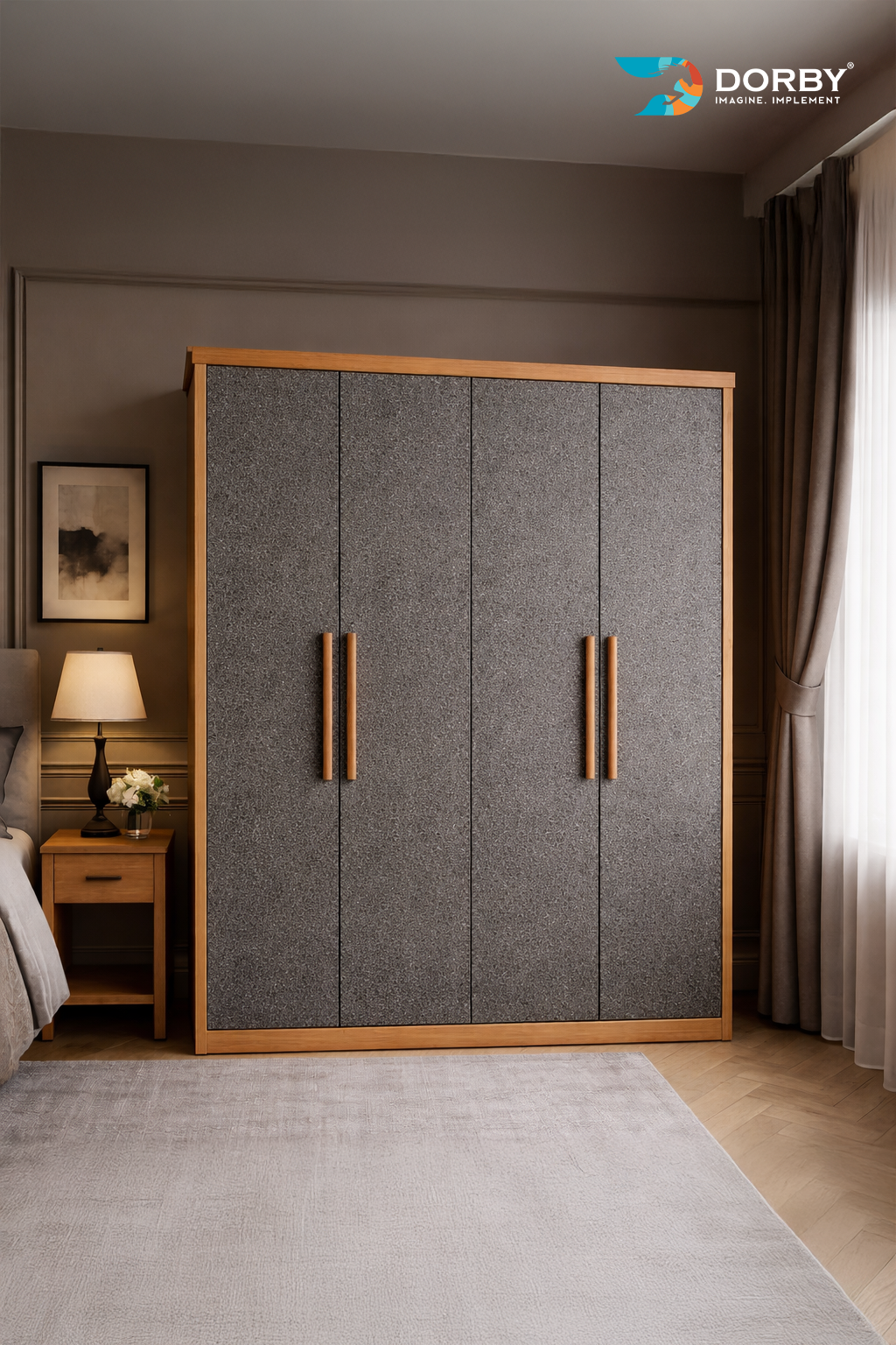 Earthy Mesh  - VT 8028 Grey Designer Texture Laminate - Dorby mica