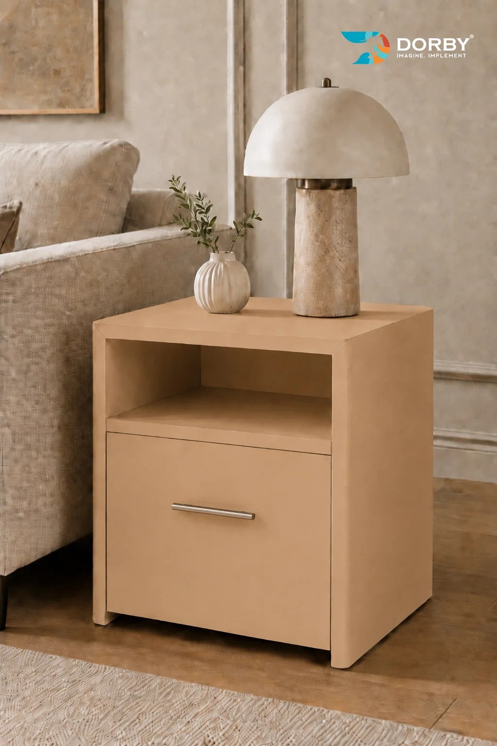 Cool Beige Plain Colors Matte Laminate