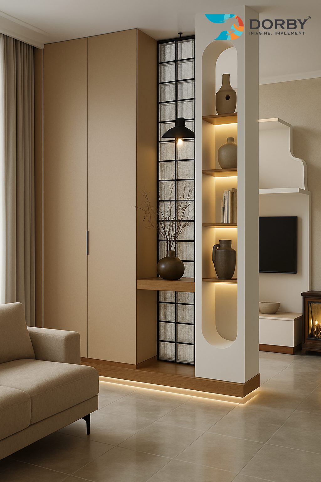 Cool Beige - VV 8110 Beige Plain Colors Matte Laminate - Dorby mica