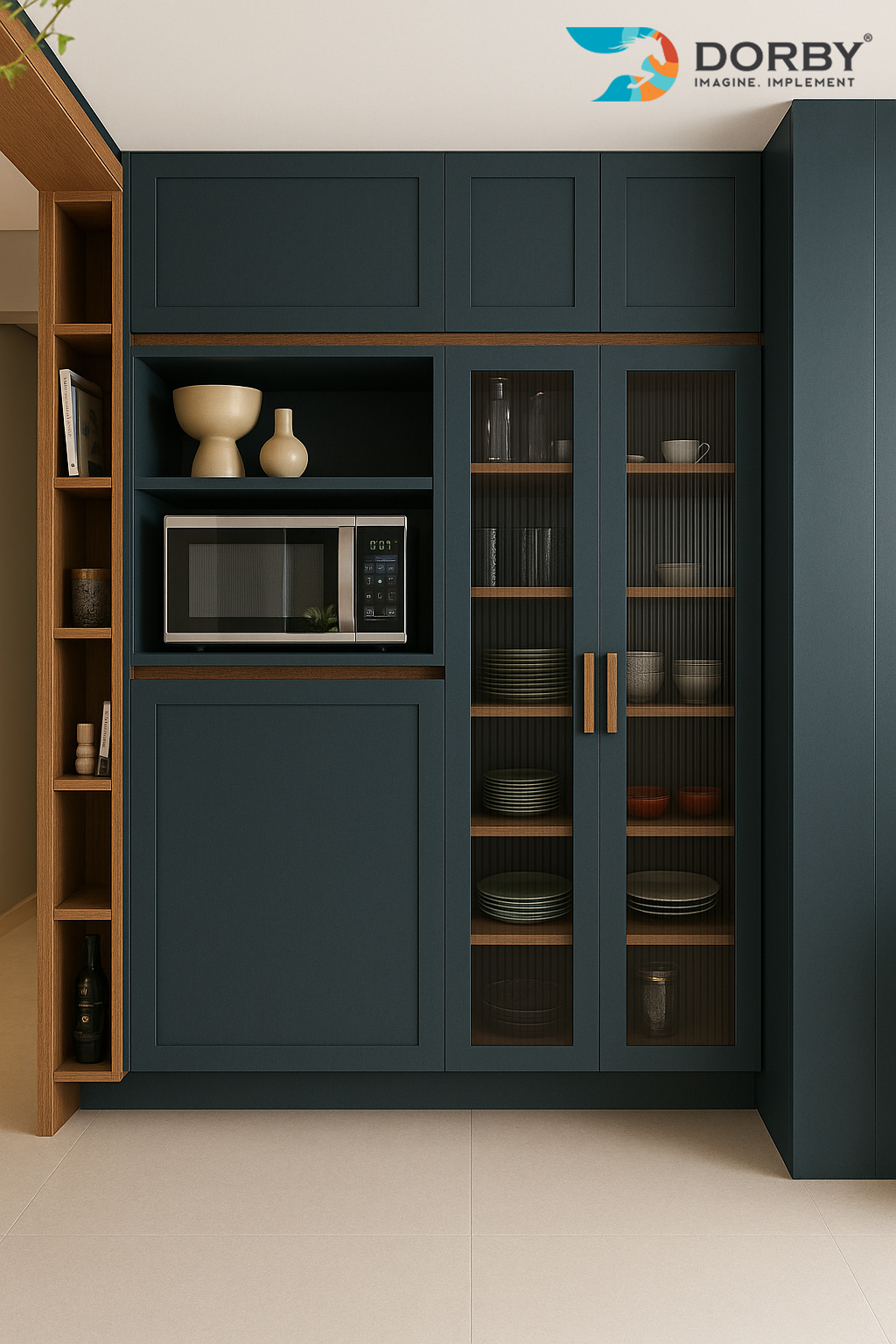 Fogg  - VV 8164 Blue Plain Colors Matte Laminate - Dorby mica