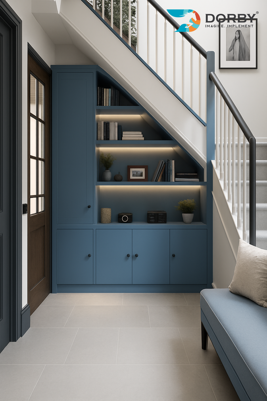 Whyte Blue  - VV 8179 Grey Plain Colors Matte Laminate - Dorby mica