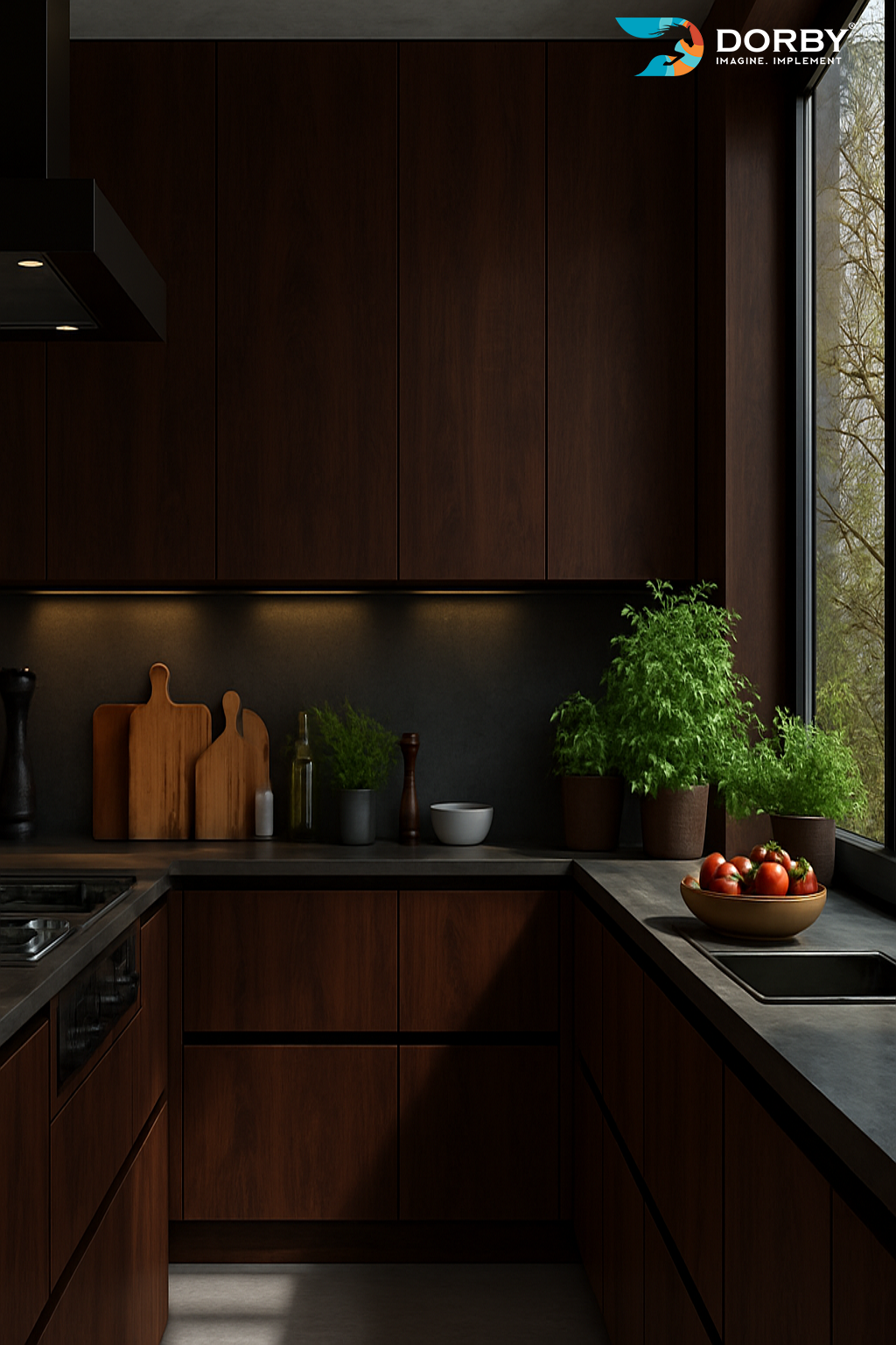Brazilian Walnut - VZ 1198 Brown Wood Texture Laminate - Dorby mica