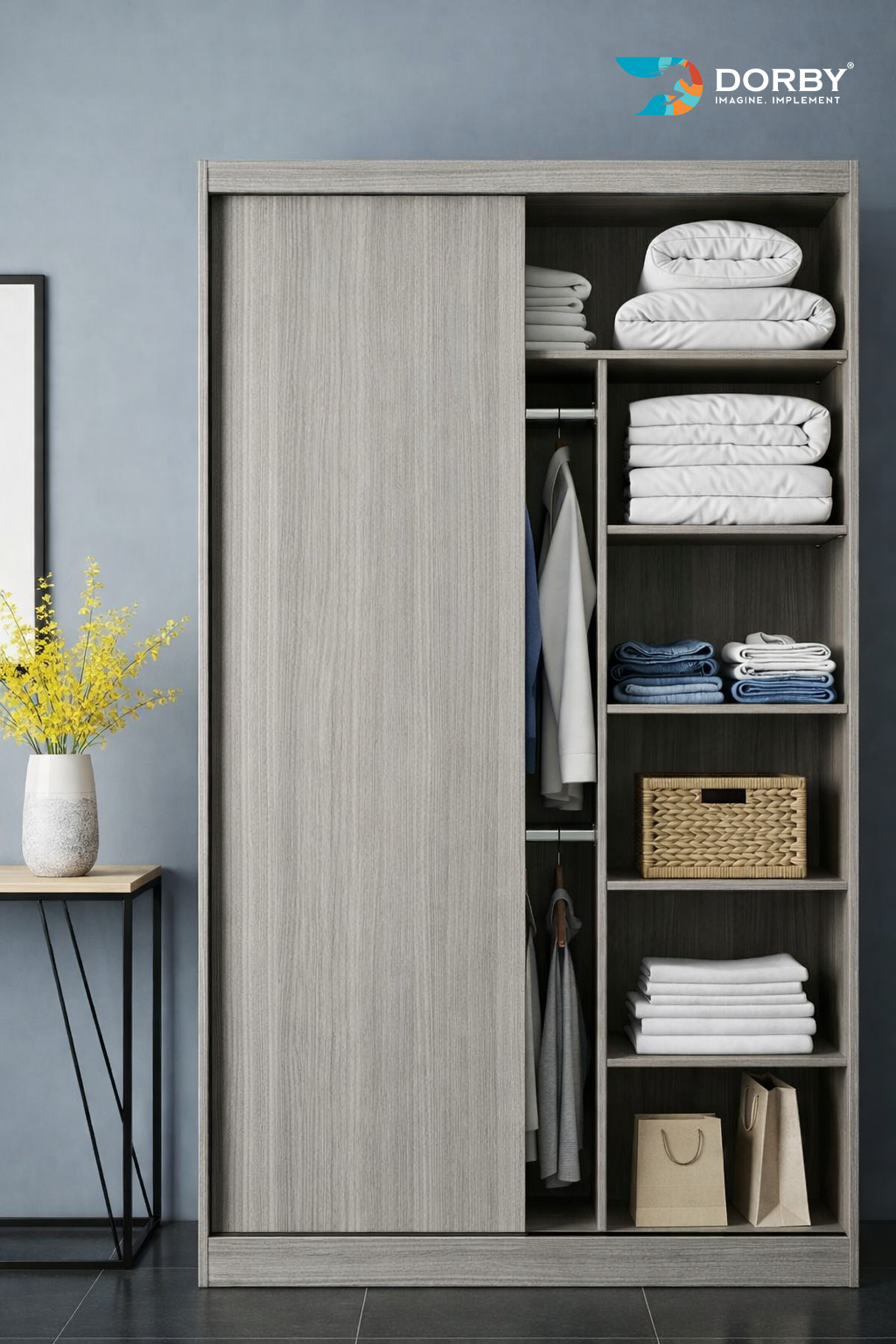 Classic Ashwood - WR 1161 HZ Grey Wood Texture Laminate - Dorby mica