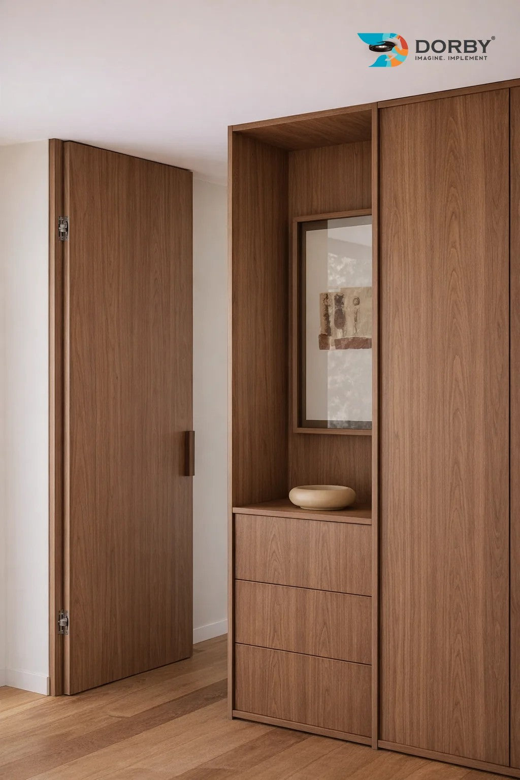 Afro Jarrah Brown Wood Texture Laminate