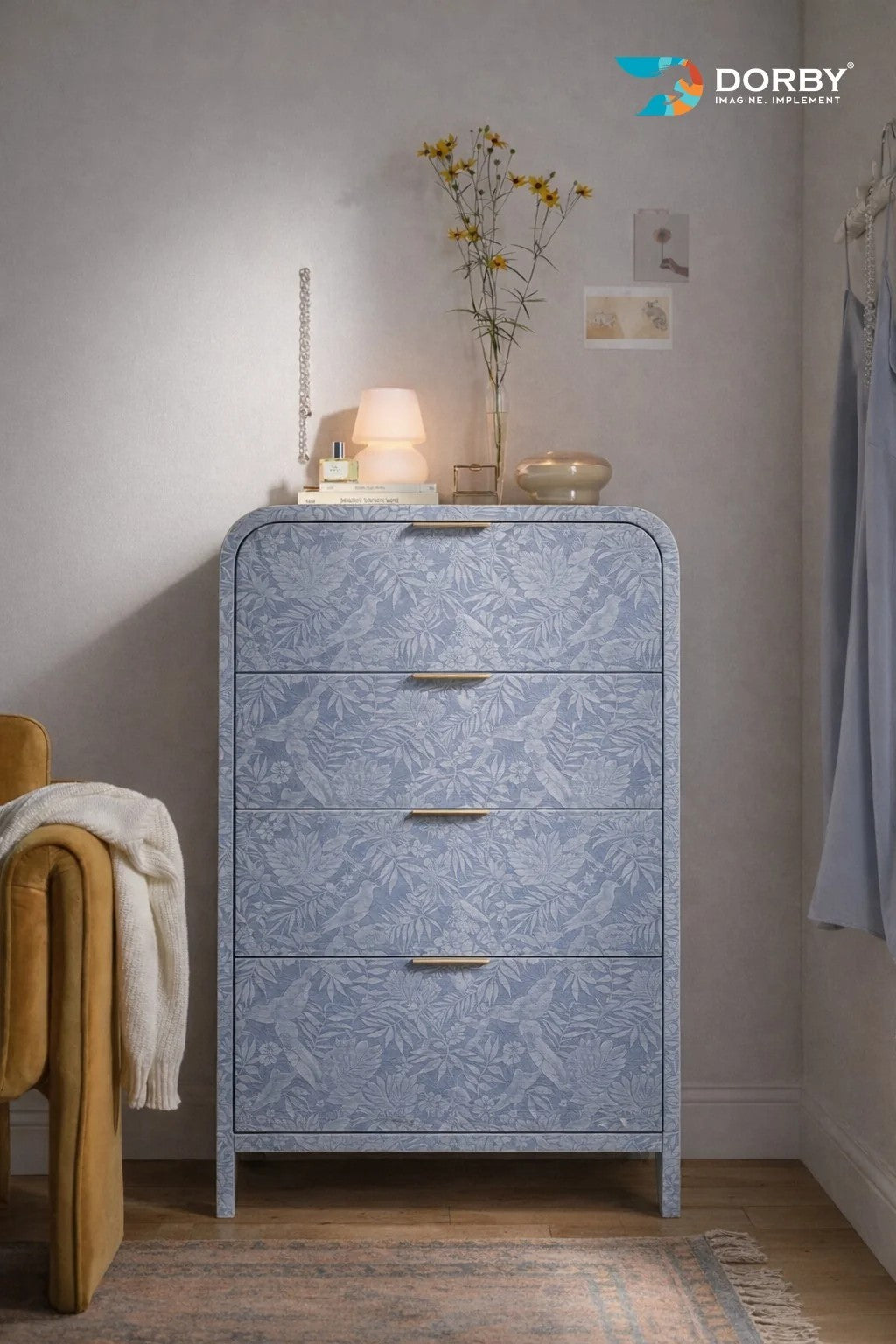 Tela Grey Patterned Texture Laminate