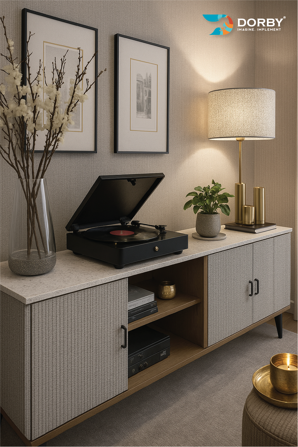 Amplitude - ZM 2070 Grey Designer Texture Laminate - Dorby mica