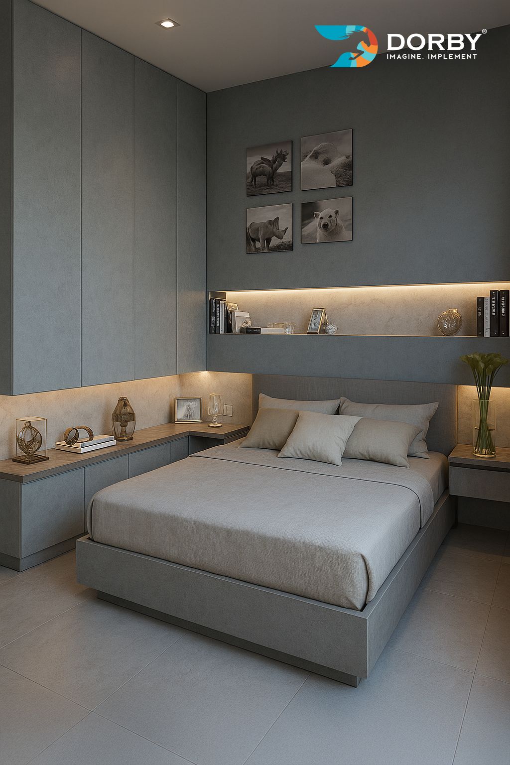 Moss Vista - ZM 95215 Grey Marble & Stone Texture Laminate - Dorby mica