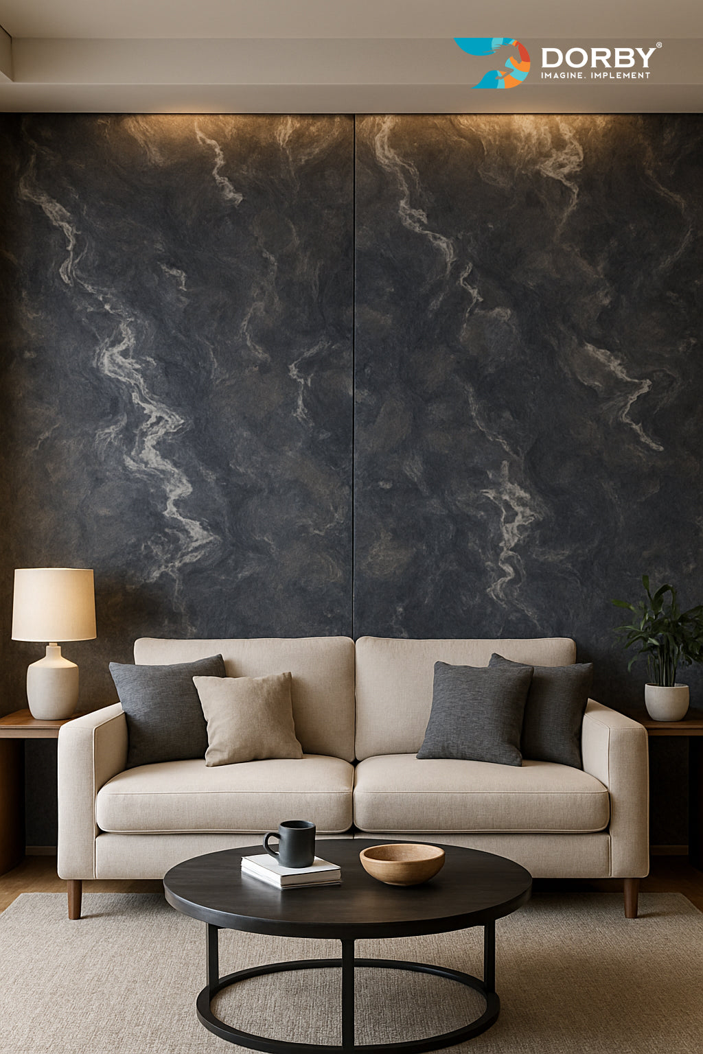 Galaxy Stone - ZS 15212 Grey Marble & Stone Texture Laminate - Dorby mica