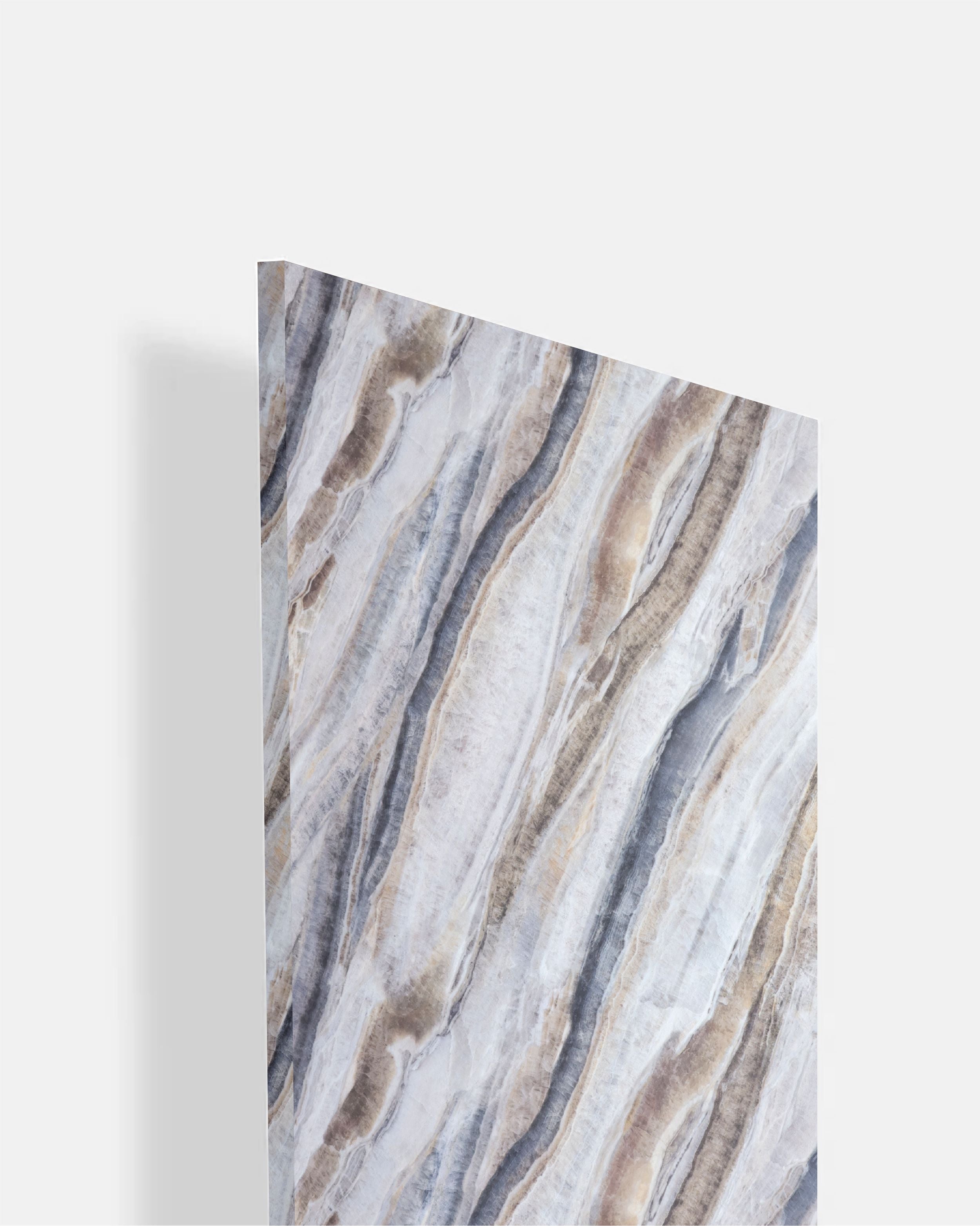 Crystal Stone - ZS 9305 Grey Marble & Stone Texture Laminate - Dorby mica