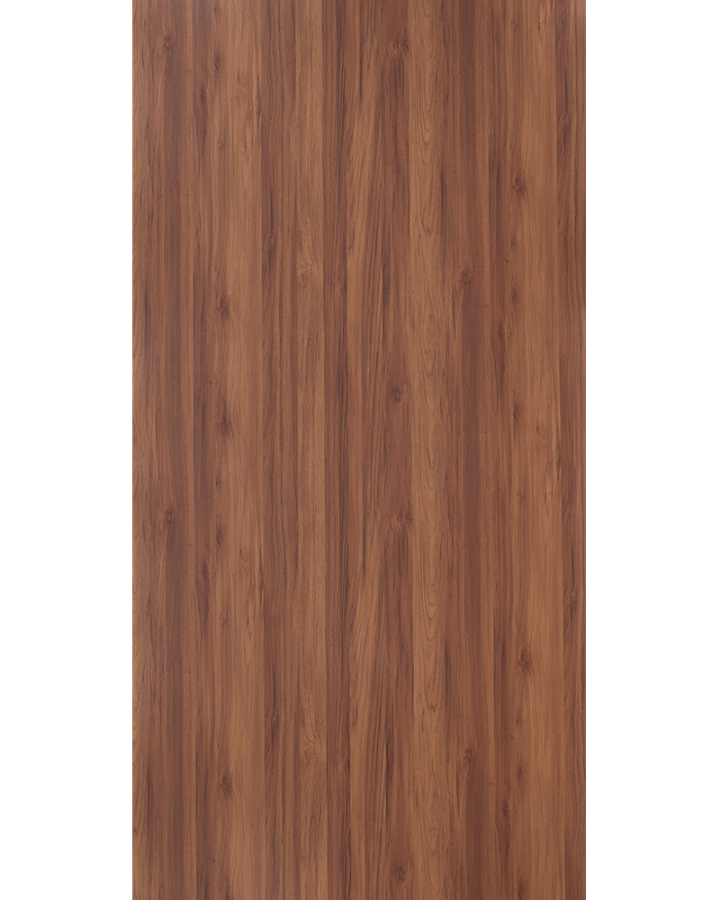 Real Teak - HG 8877 Brown Wood High Gloss Laminate - Dorby mica
