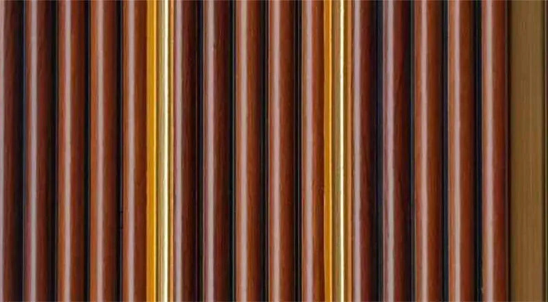CANFOR EC 705 Brown Fluted Texture Wall Panel