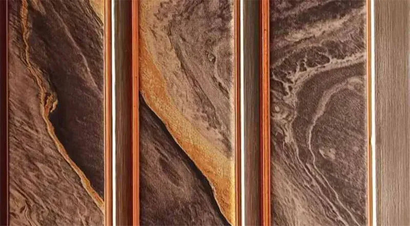 CANFOR EC 712 Brown Marble & Stone Texture Wall Panel