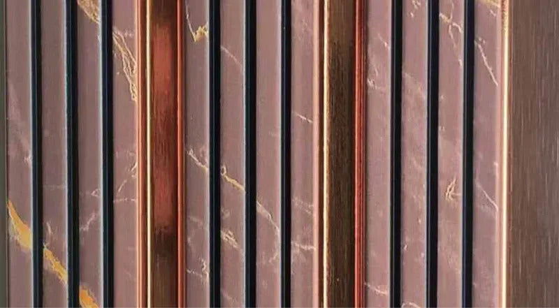 CANFOR EC 721 Brown Marble & Stone Texture Wall Panel