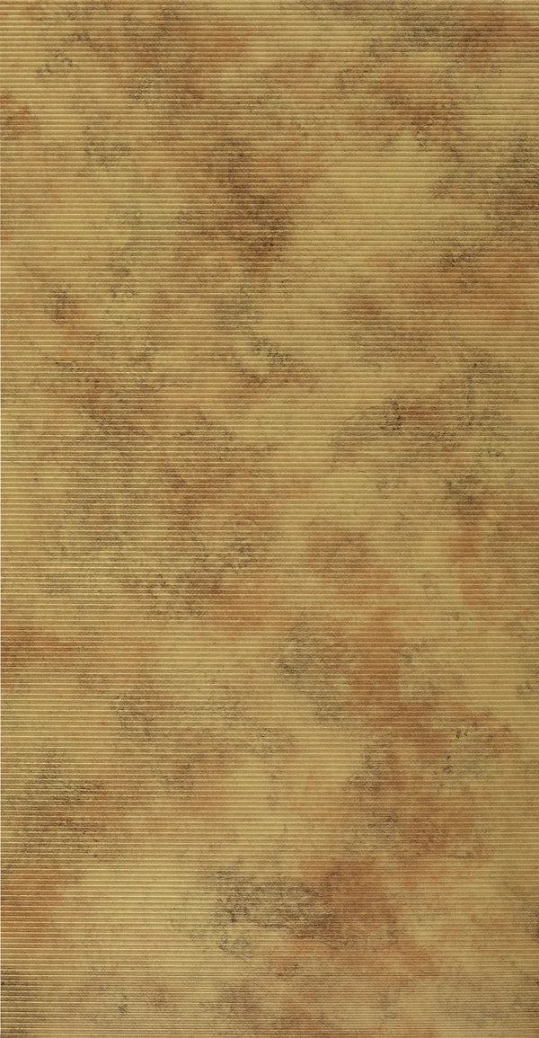 Brown matte louver panel with horizontal slats and mottled texture, featuring subtle sheen and earthy tone variations.