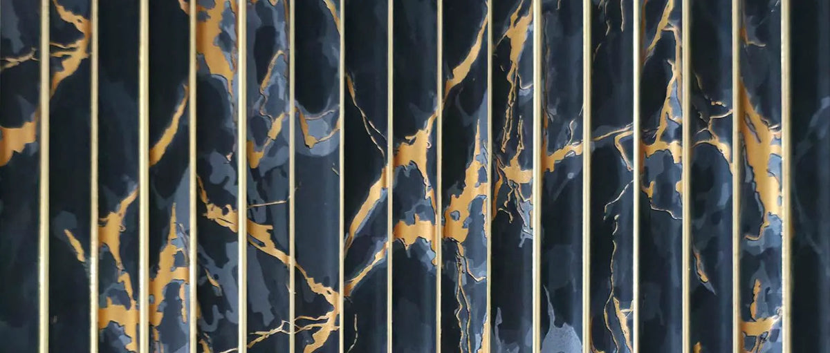 Chisel Rio 2 EP8113 Black Marble & Stone Texture Wall Panel