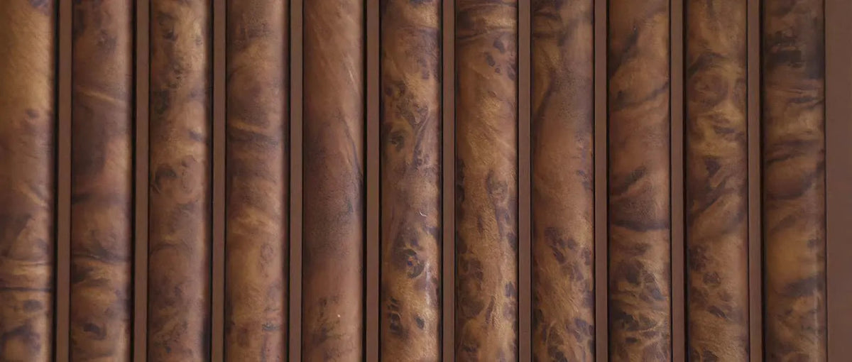 Chisel Rio 2 EP8117 Brown Fluted Texture Wall Panel