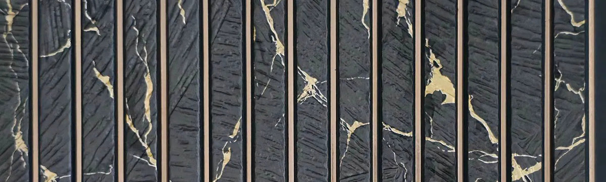 Chisel Rio 2 EP8129 Black Marble & Stone Texture Wall Panel