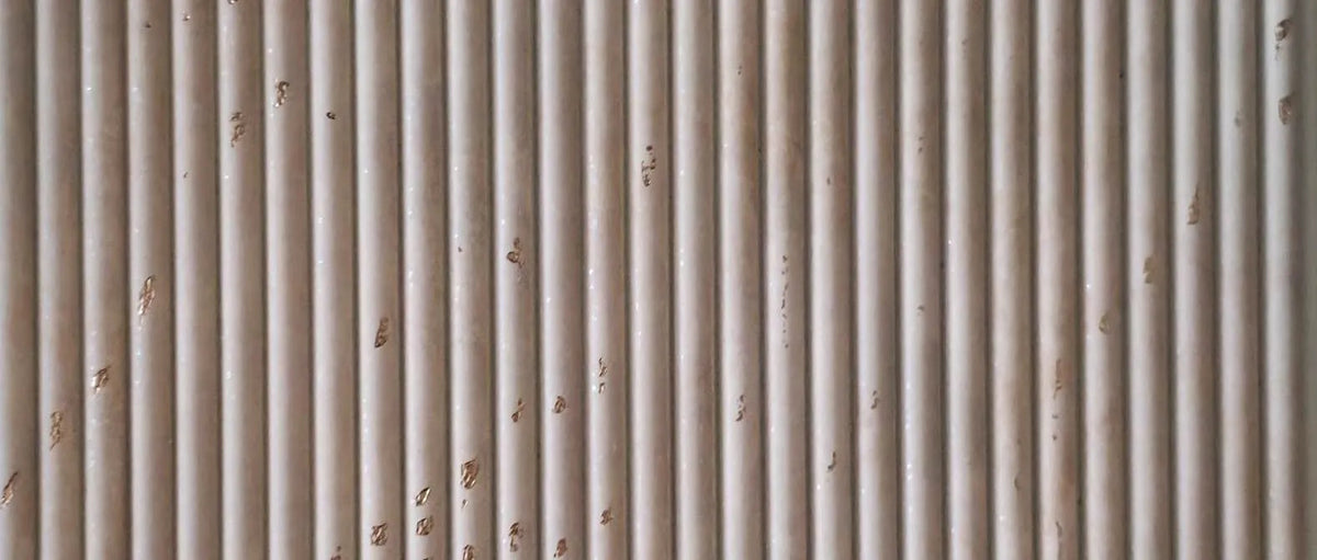 Chisel Rio 2 EP8135 Ivory Fluted Texture Wall Panel