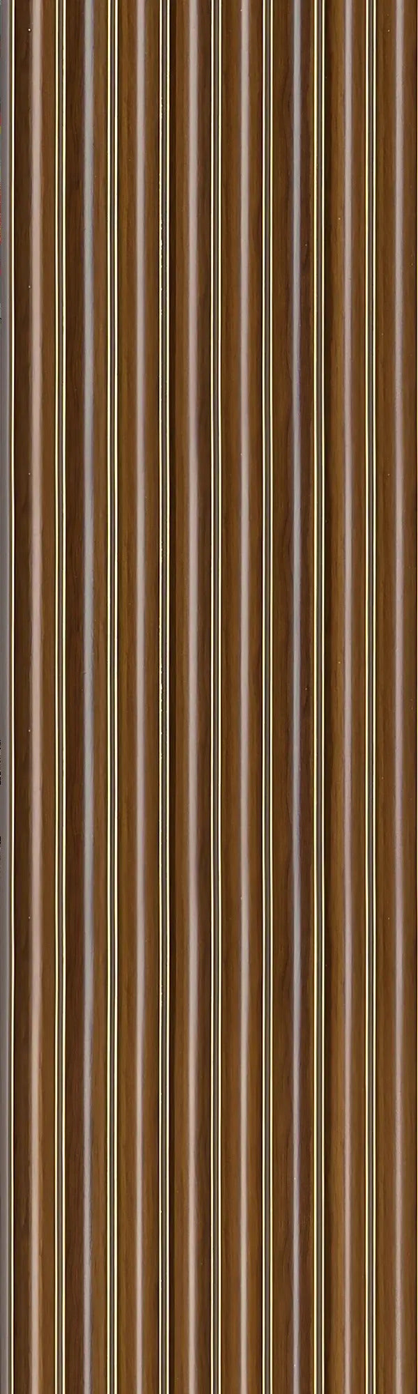 Louvers 2025 EP8824 Brown Fluted Texture Wall Panel