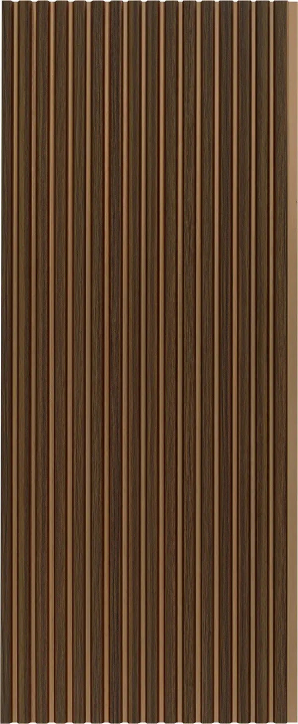 Louvers 2025 EP98905 Brown Fluted Texture Wall Panel