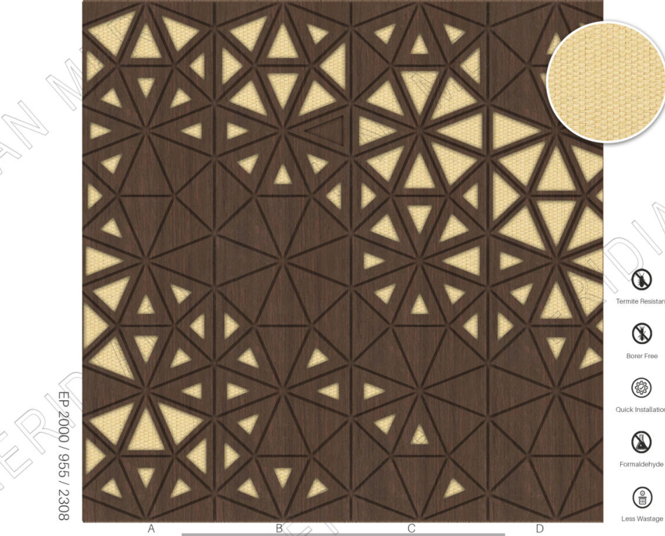 Meridian Epitome Fretwork Elegance Flexible Panel wall panel