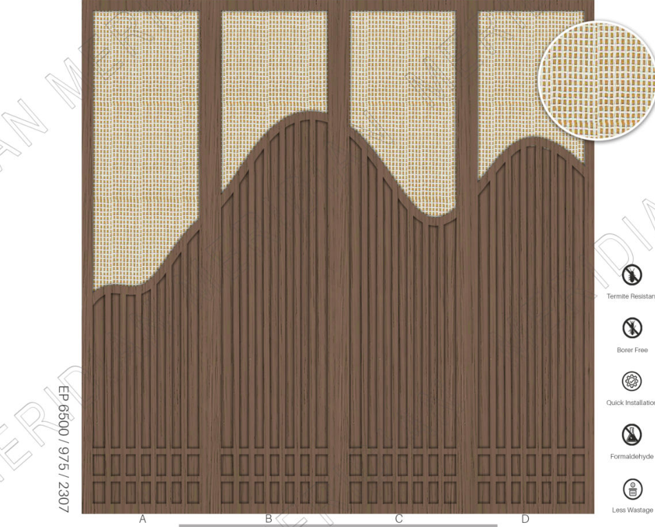 Meridian Epitome Wave Crest Flexible Panel wall panel