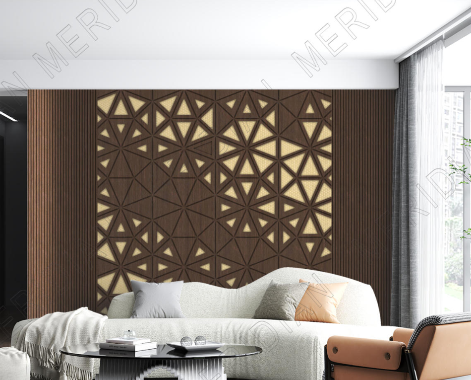Meridian Epitome Chevron Cascade Flexible Panel wall panel